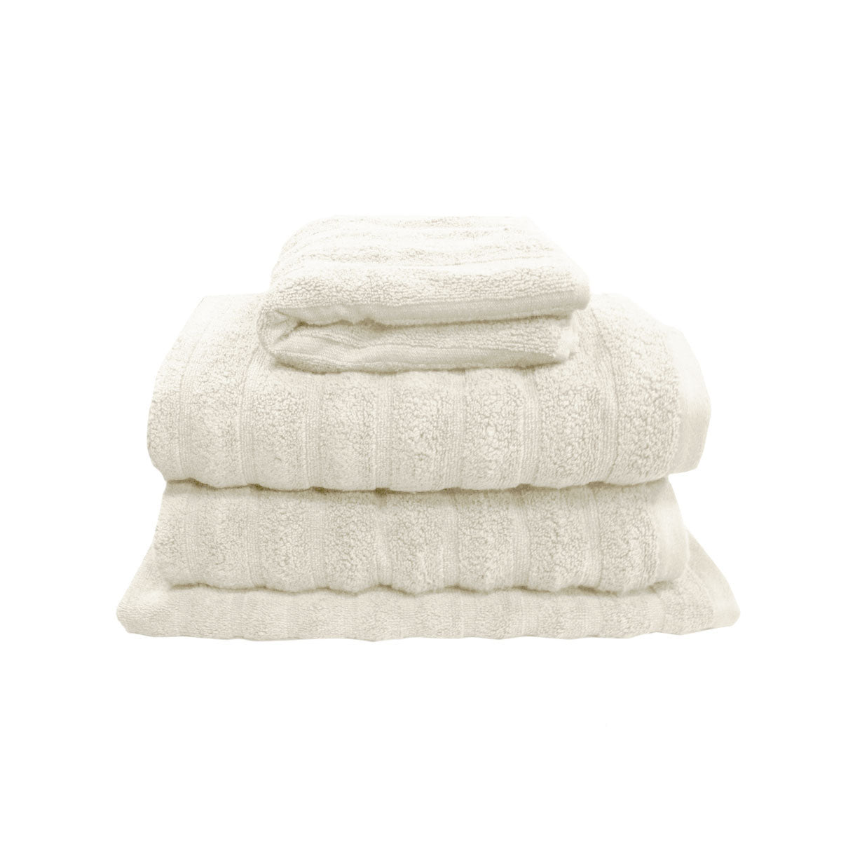 Organic Towel Sets in Snow White, Towel Collection