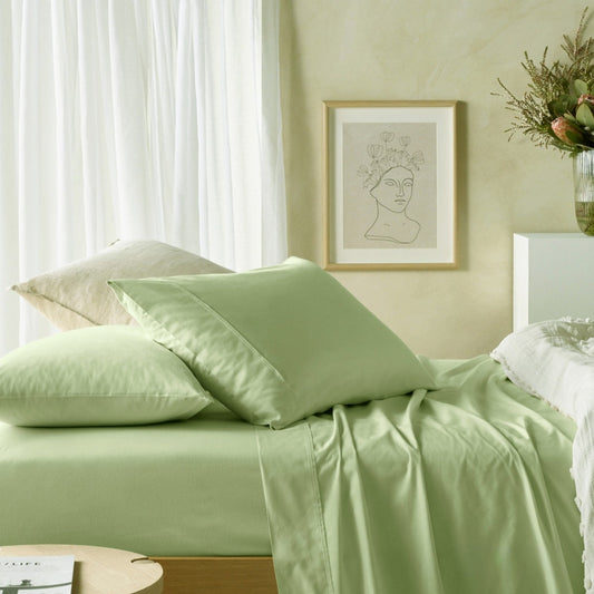 Vintage Cotton Eucalyptus Sheet Sets (4 colours)