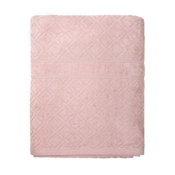 Premium Velour Diamond Design Jacquard Bath Towel