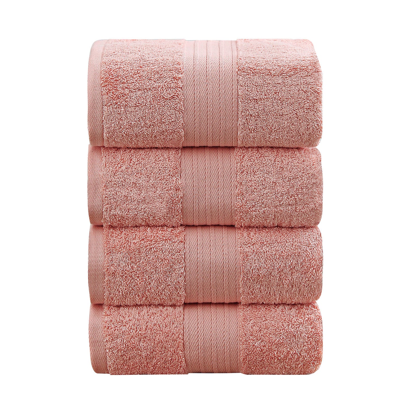 Cotton Bath Towels 4 Set (5 colours)