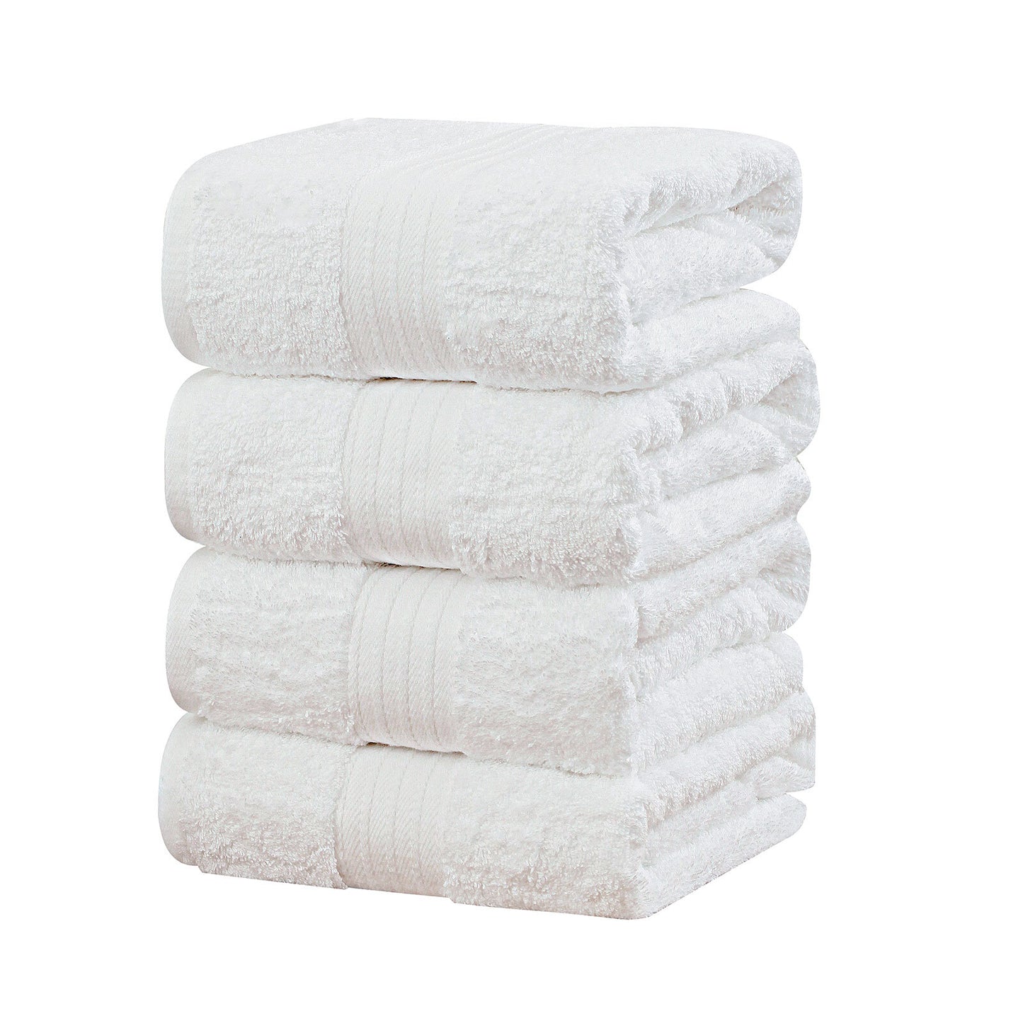 Cotton Bath Towels 4 Set (5 colours)