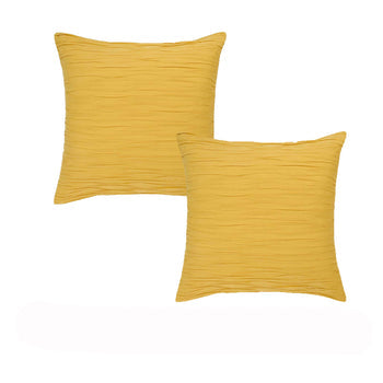 European Pillowcases Pleated Design 65 x 65cm (3 colours)