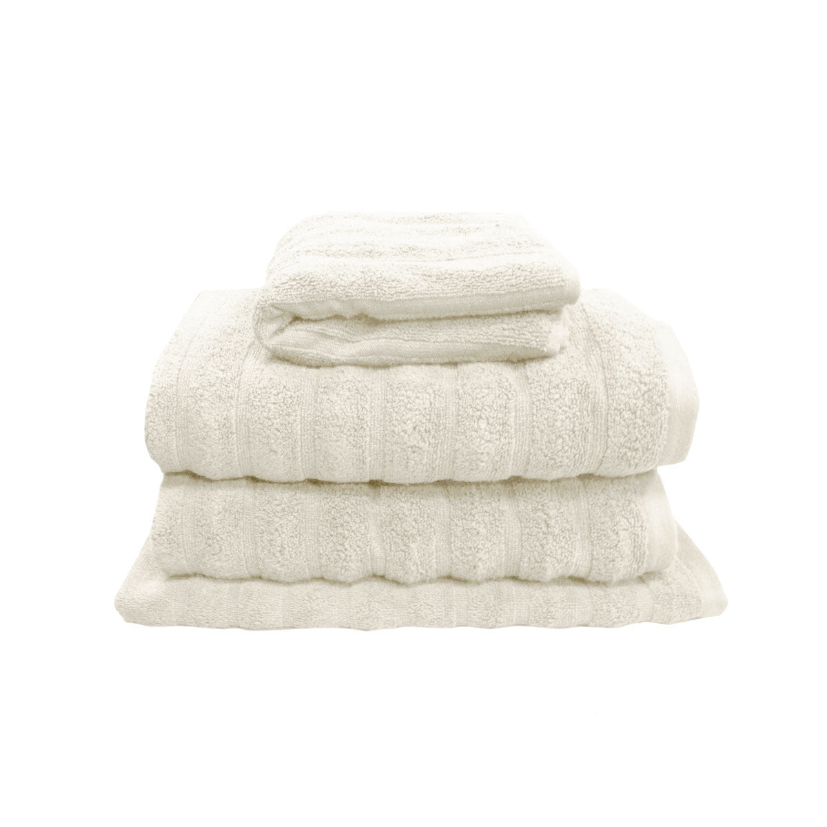 Cotton Bath Towel Set - White Colour