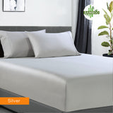 Bamboo Cotton - Fitted Sheet with 2 Pillowcases (3 colours)