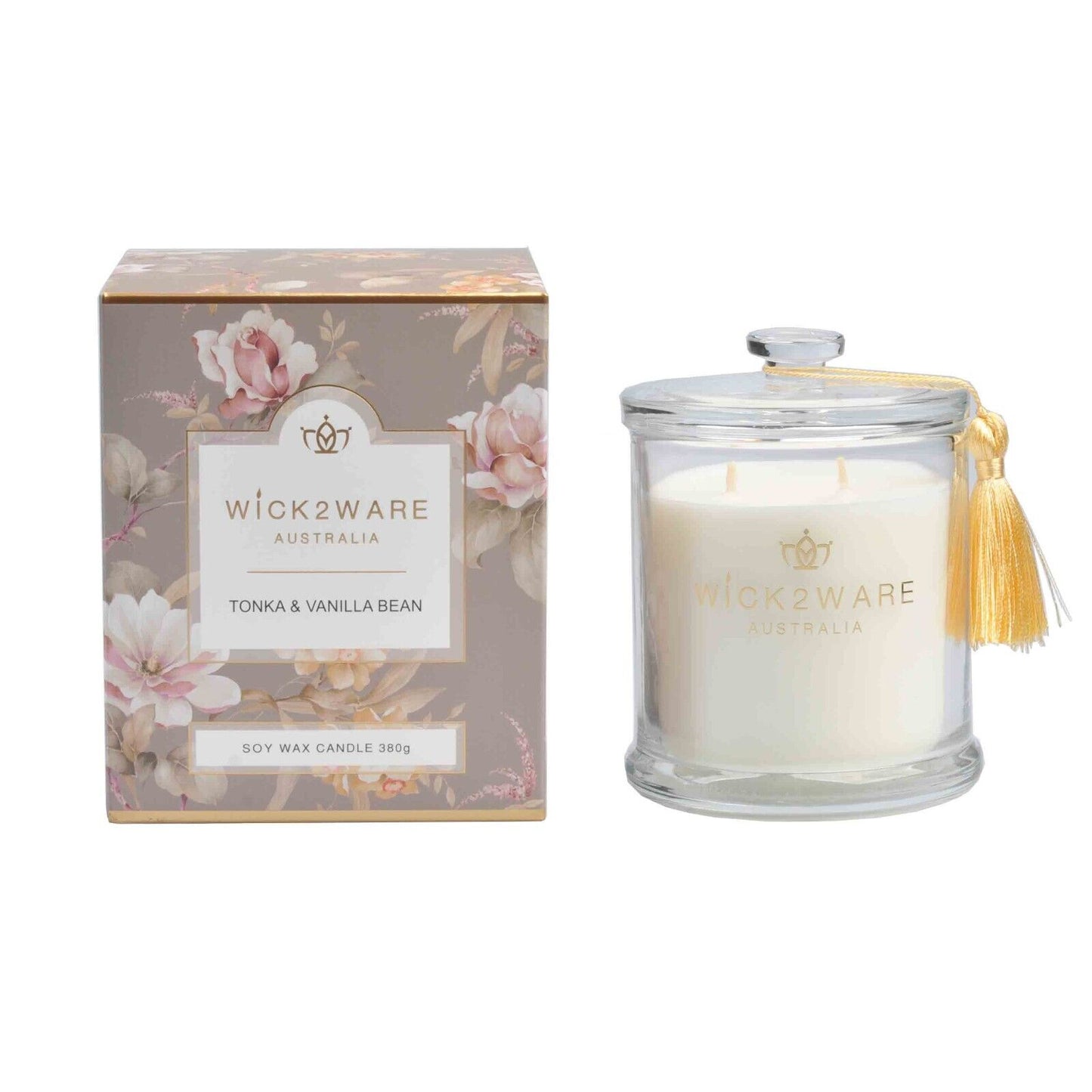 Australia Scented Candle Tonka & Vanilla Bloom - 380g