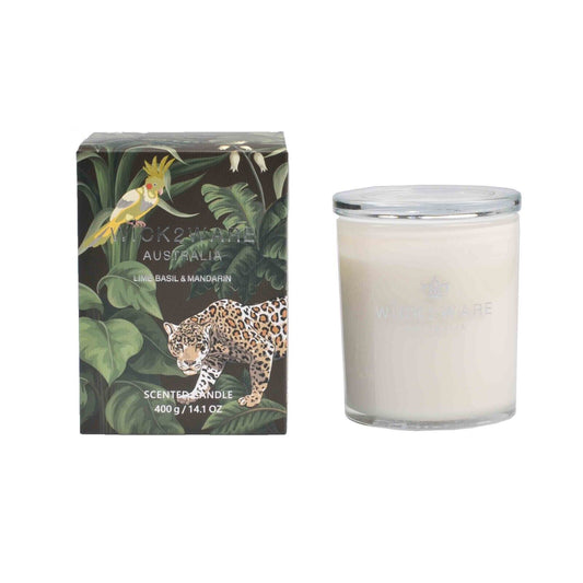 Lime Basil & Mandarin Scented Candle 400g